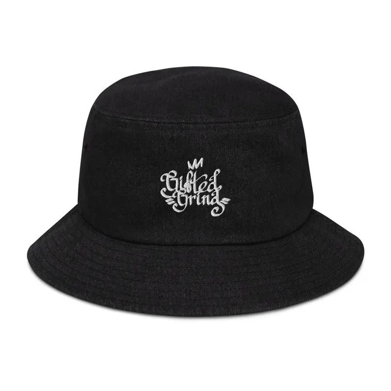 "Stick to the Script" 'Denim Bucket Hat'